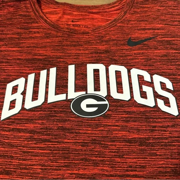 Nike UGA Georgia Bulldogs NCAA Football Short Sleeve Tee Shirt Men’s XXL - Picture 3 of 6